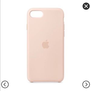 Pink Sand Silicone Apple IPhone Case 8plus